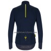 Completo Maglia ML + Pantaloncino con bretelle ML 2022 Tour de France Blu Scuro